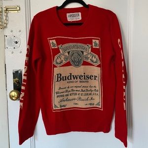 VINTAGE BUDWEISER WOOL SWEATER